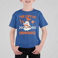 Funny Halloween Costume Showgirl T Shirt For Kid The Life of A Showghoul Cute Ghost - Wonder Print Shop