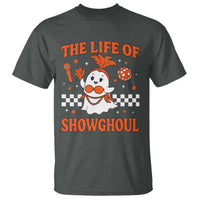Funny Halloween Costume Showgirl T Shirt The Life of A Showghoul Cute Ghost - Wonder Print Shop