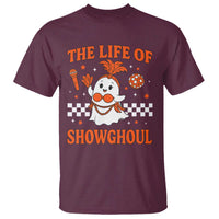 Funny Halloween Costume Showgirl T Shirt The Life of A Showghoul Cute Ghost - Wonder Print Shop