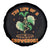 Funny Halloween Costume Showgirl Spare Tire Cover The Life of A Showghoul Slay Skeleton Girl - Wonder Print Shop