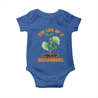 Funny Halloween Costume Showgirl Baby Onesie The Life of A Showghoul Slay Skeleton Girl - Wonder Print Shop