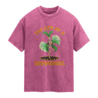 Funny Halloween Costume Showgirl Washed Cotton T-Shirt The Life of A Showghoul Slay Skeleton Girl