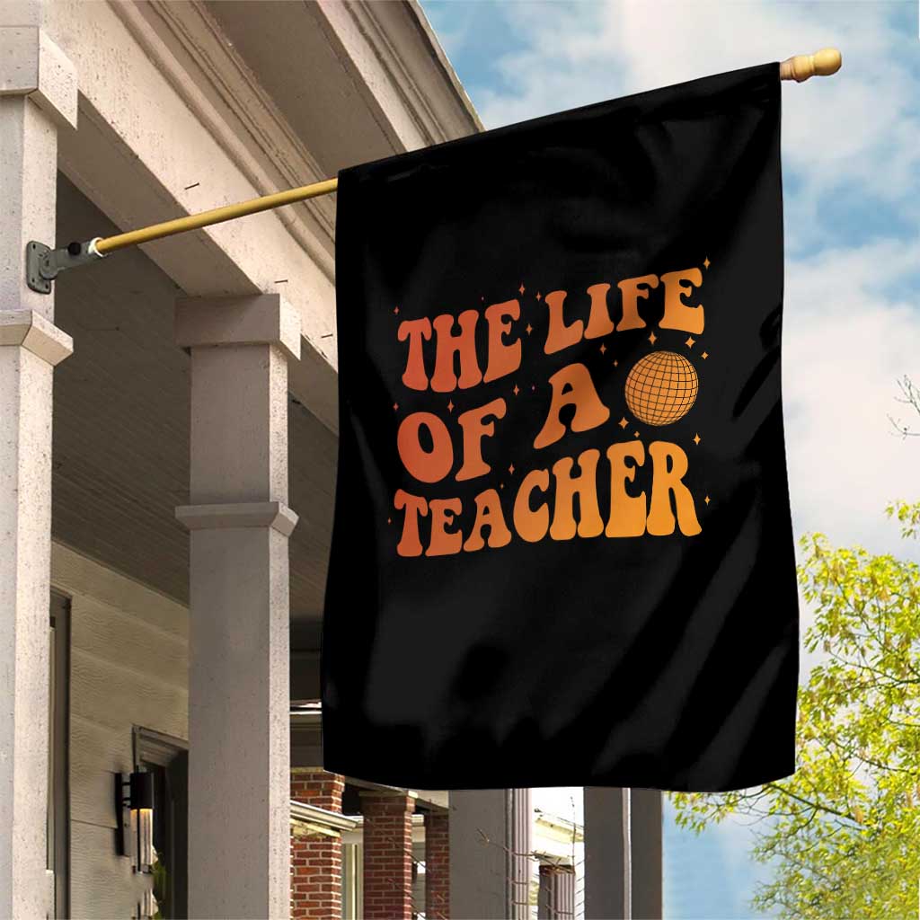 The Life Of A Teacher Garden Flag In My Teacher Era Concert - Wonder Print Shop