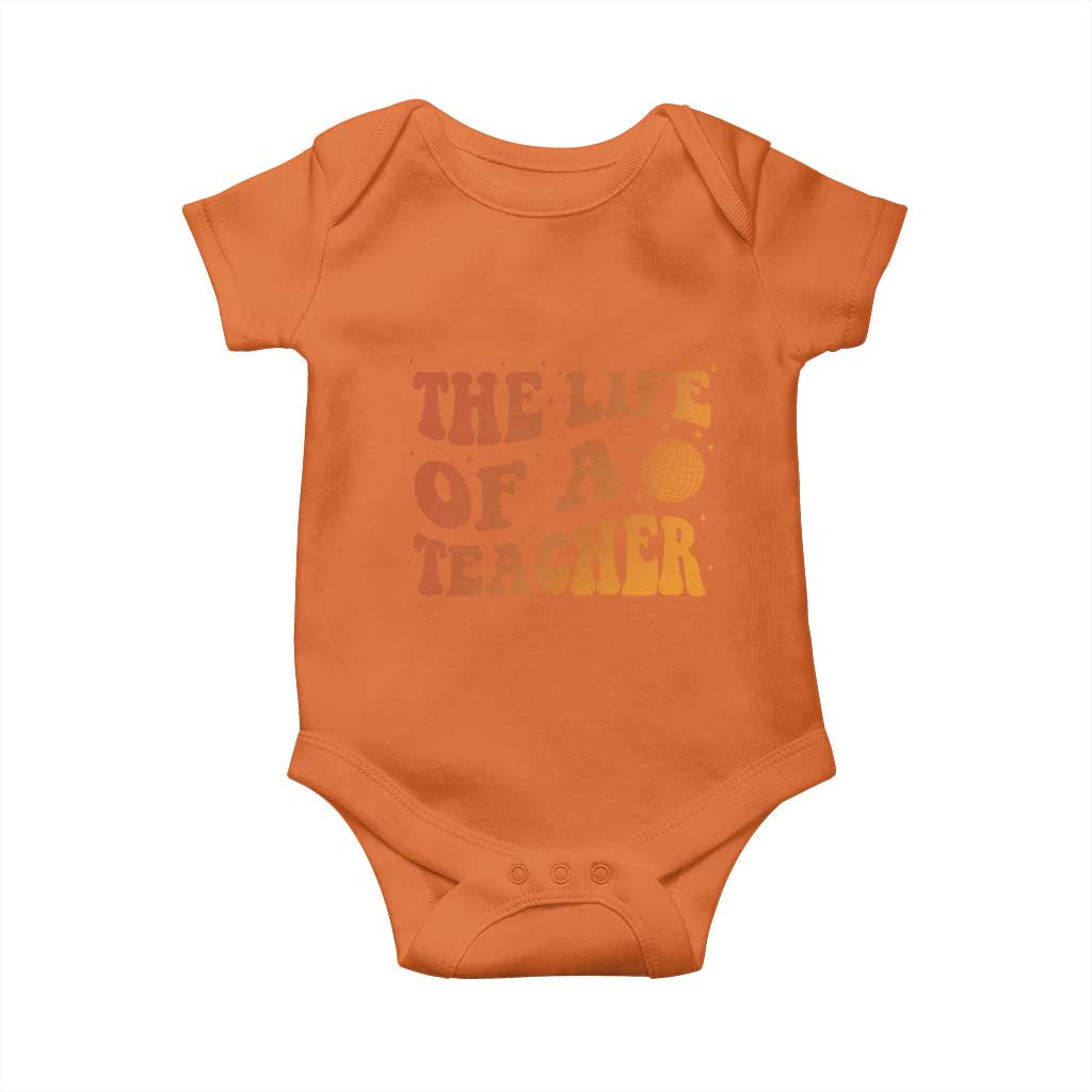 The Life Of A Teacher Baby Onesie In My Teacher Era Concert - Wonder Print Shop