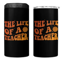 The Life Of A Teacher 4 in 1 Can Cooler Tumbler In My Teacher Era Concert - Wonder Print Shop