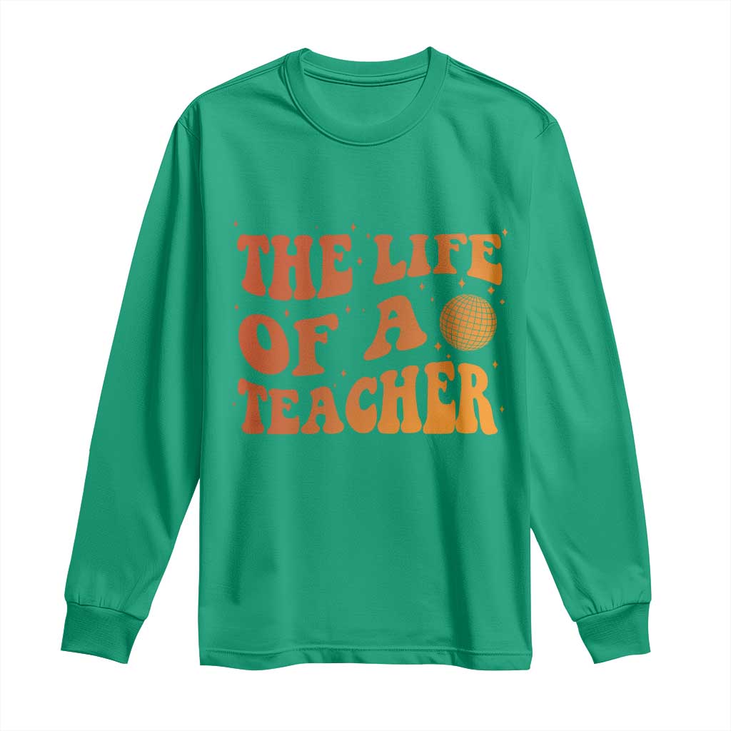 The Life Of A Teacher Long Sleeve Shirt In My Teacher Era Concert - Wonder Print Shop