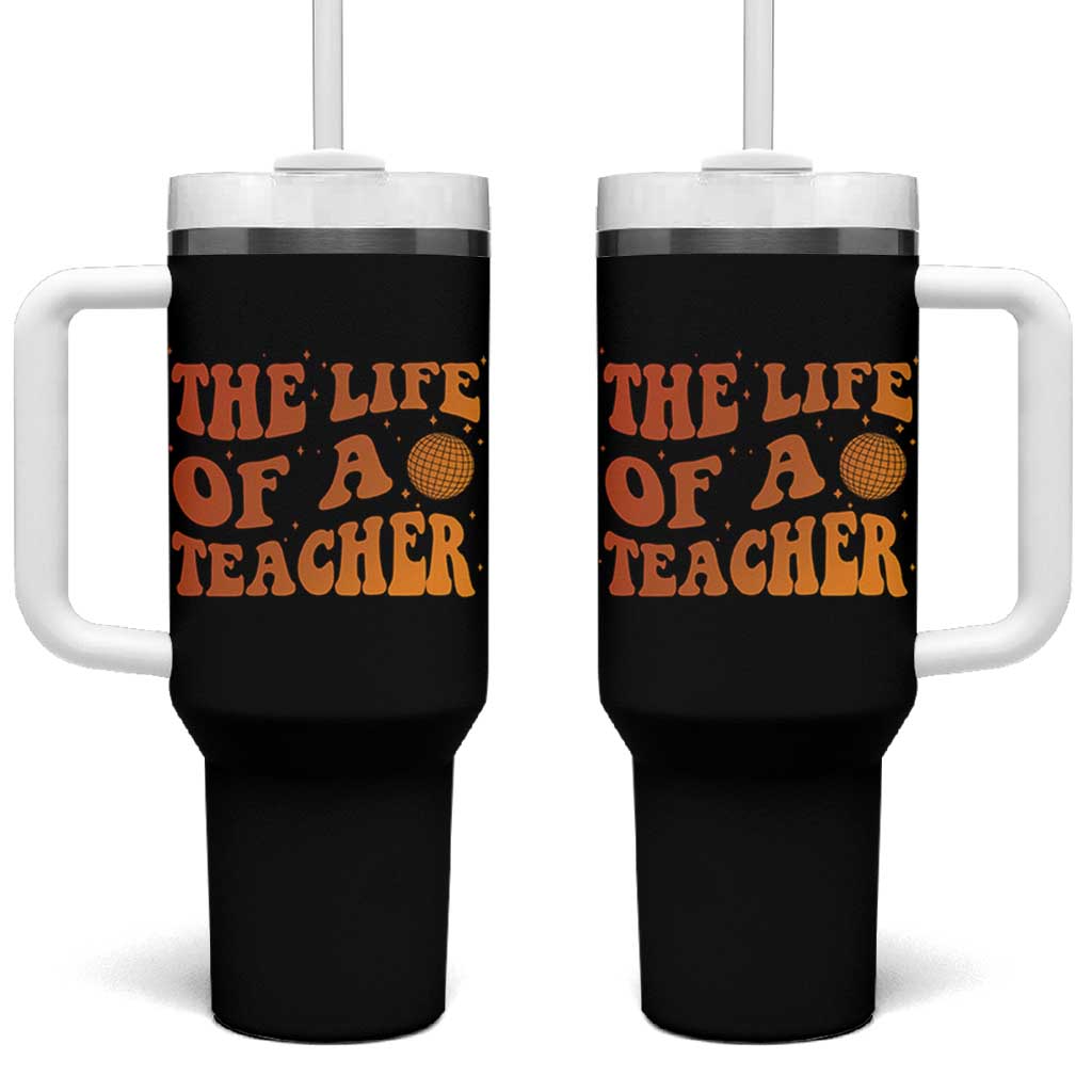 The Life Of A Teacher Tumbler With Handle In My Teacher Era Concert - Wonder Print Shop