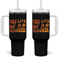 The Life Of A Teacher Tumbler With Handle In My Teacher Era Concert - Wonder Print Shop