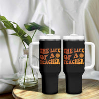 The Life Of A Teacher Tumbler With Handle In My Teacher Era Concert - Wonder Print Shop