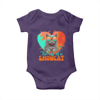 The Life Of A Showcat Baby Onesie Funny Cat Showgirl Era Heart Shape - Wonder Print Shop
