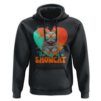 The Life Of A Showcat Hoodie Funny Cat Showgirl Era Heart Shape - Wonder Print Shop