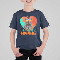 The Life Of A Showcat T Shirt For Kid Funny Cat Showgirl Era Heart Shape - Wonder Print Shop
