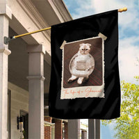 The Life Of A Showcat Garden Flag Funny Vintage Photo Cat Era - Wonder Print Shop