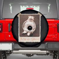 The Life Of A Showcat Spare Tire Cover Funny Vintage Photo Cat Era - Wonder Print Shop