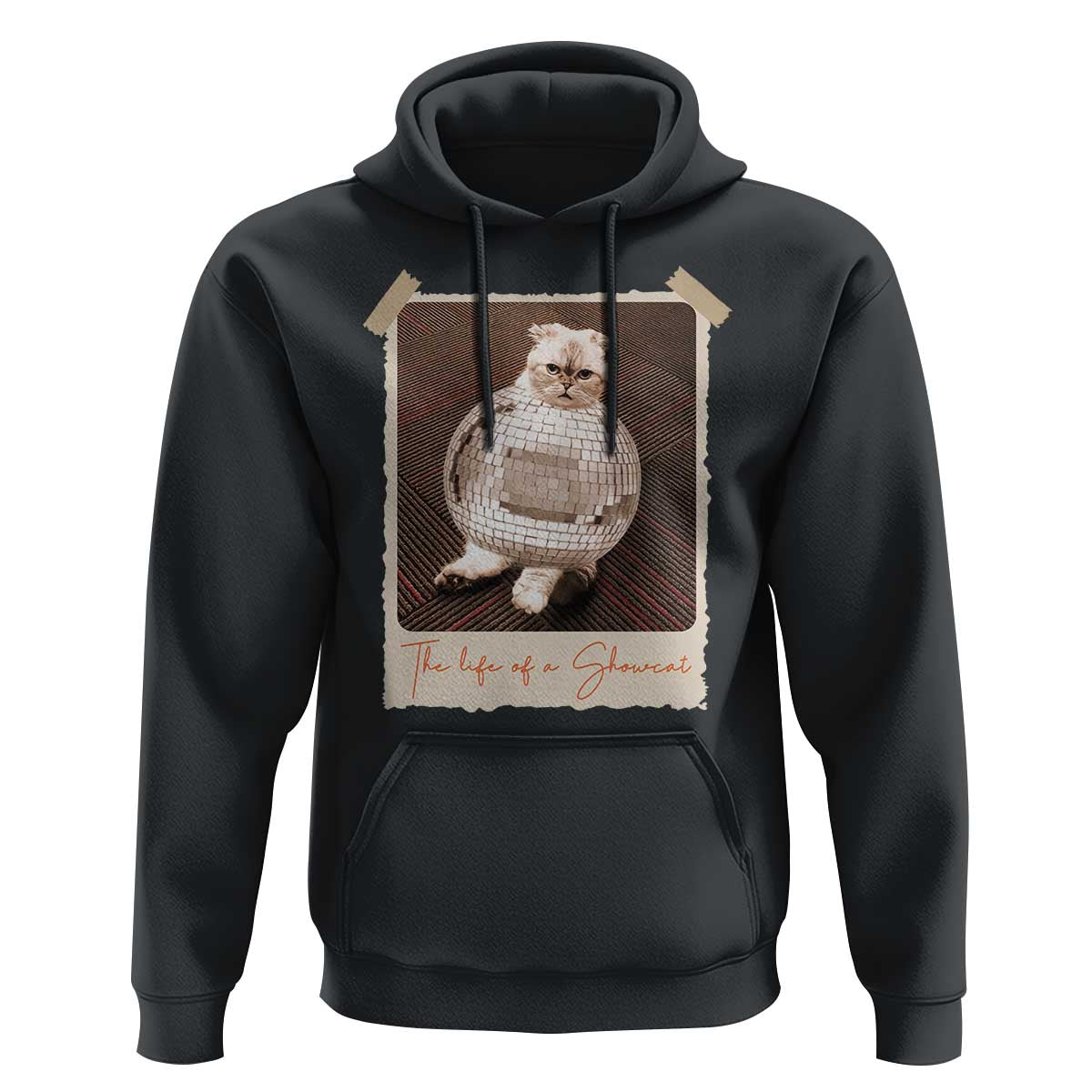 The Life Of A Showcat Hoodie Funny Vintage Photo Cat Era - Wonder Print Shop