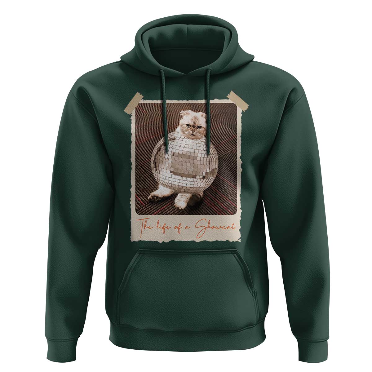 The Life Of A Showcat Hoodie Funny Vintage Photo Cat Era - Wonder Print Shop