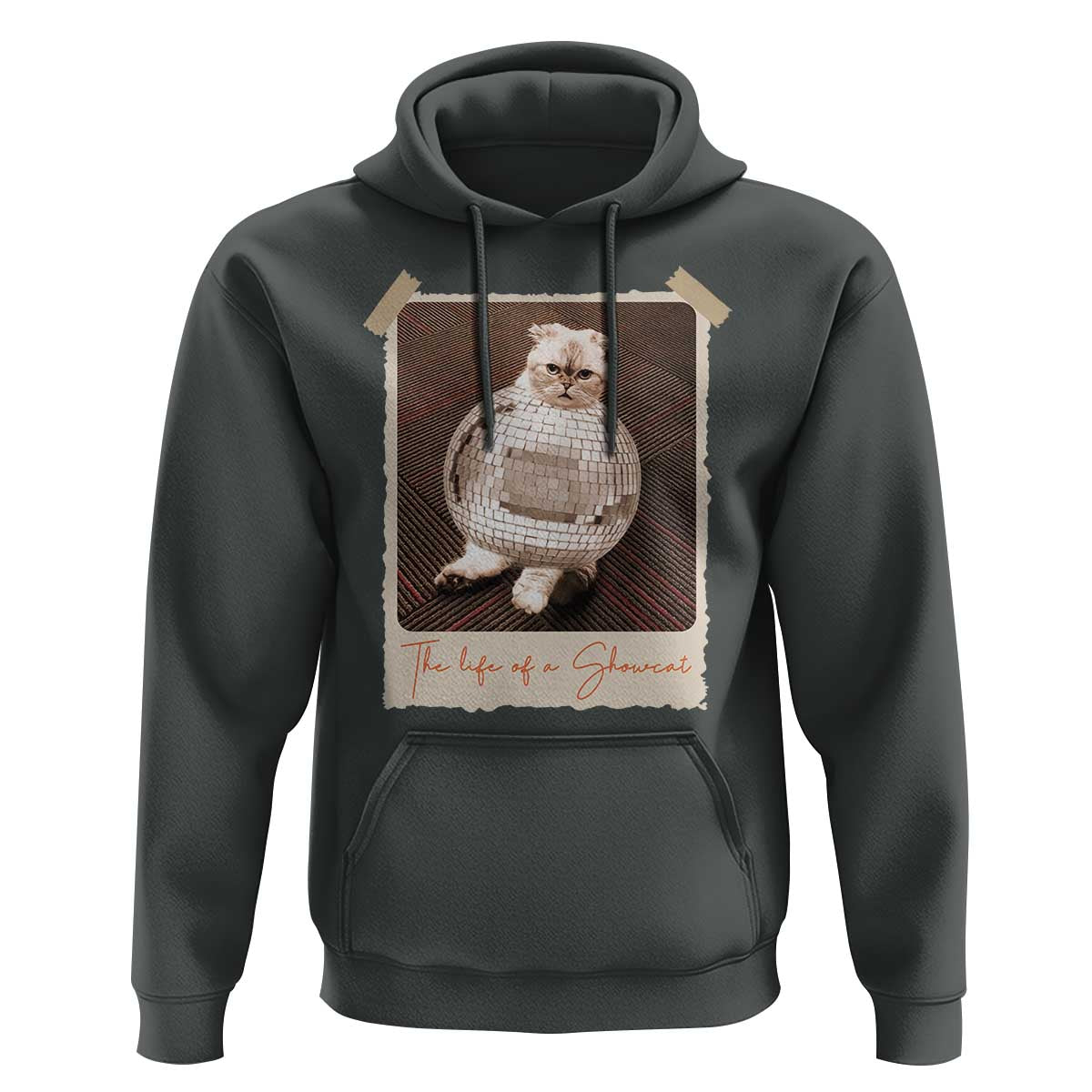 The Life Of A Showcat Hoodie Funny Vintage Photo Cat Era - Wonder Print Shop