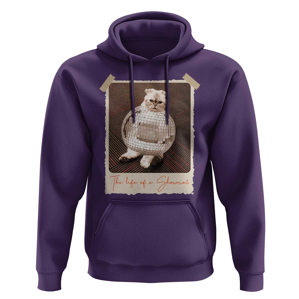 The Life Of A Showcat Hoodie Funny Vintage Photo Cat Era - Wonder Print Shop