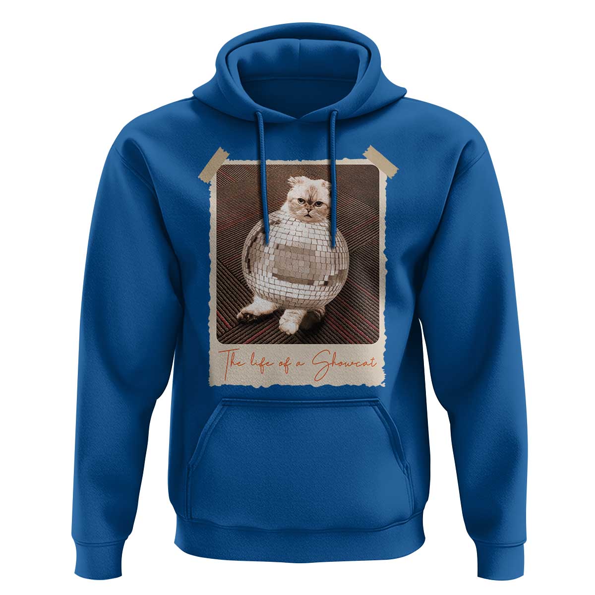 The Life Of A Showcat Hoodie Funny Vintage Photo Cat Era - Wonder Print Shop