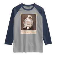 The Life Of A Showcat Raglan Shirt Funny Vintage Photo Cat Era - Wonder Print Shop