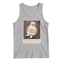The Life Of A Showcat Tank Top Funny Vintage Photo Cat Era - Wonder Print Shop