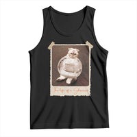 The Life Of A Showcat Tank Top Funny Vintage Photo Cat Era - Wonder Print Shop