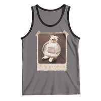 The Life Of A Showcat Tank Top Funny Vintage Photo Cat Era - Wonder Print Shop