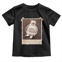 The Life Of A Showcat Toddler T Shirt Funny Vintage Photo Cat Era - Wonder Print Shop