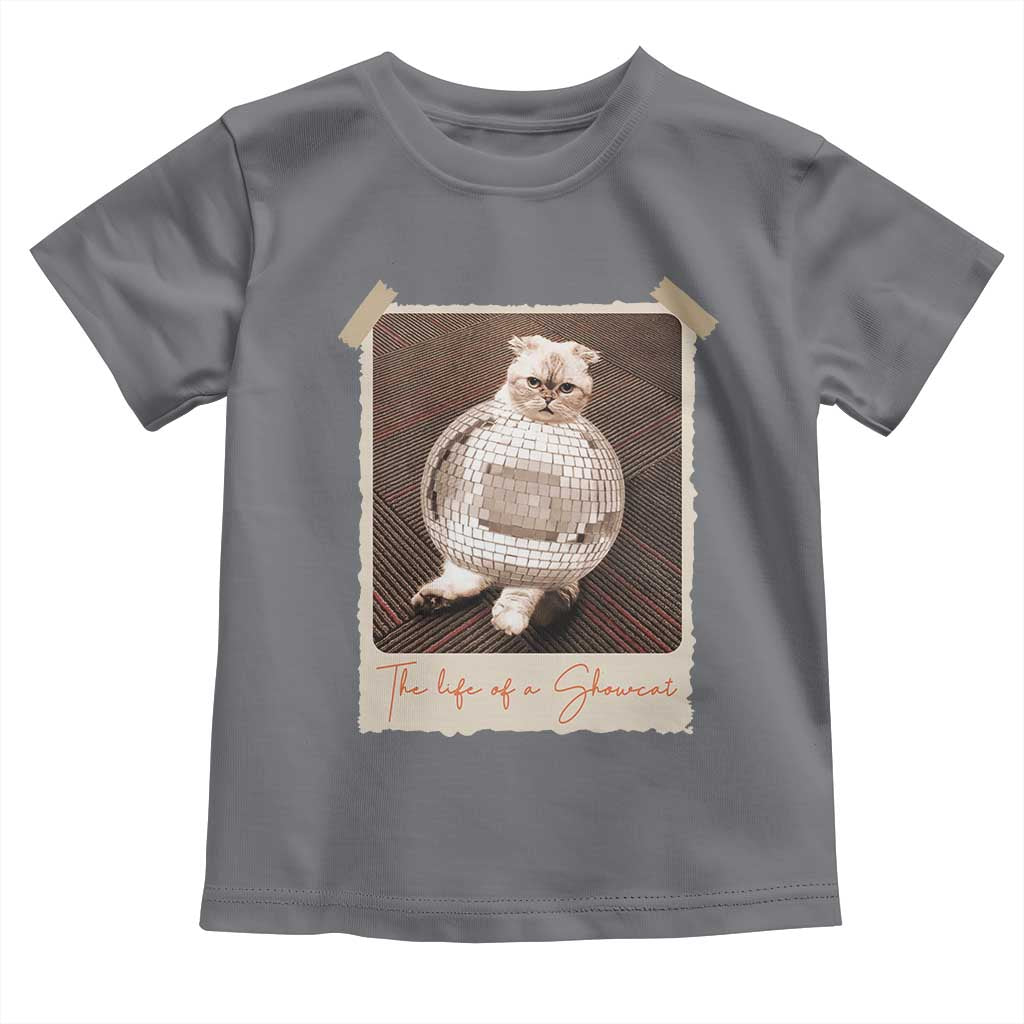 The Life Of A Showcat Toddler T Shirt Funny Vintage Photo Cat Era - Wonder Print Shop