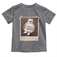 The Life Of A Showcat Toddler T Shirt Funny Vintage Photo Cat Era - Wonder Print Shop