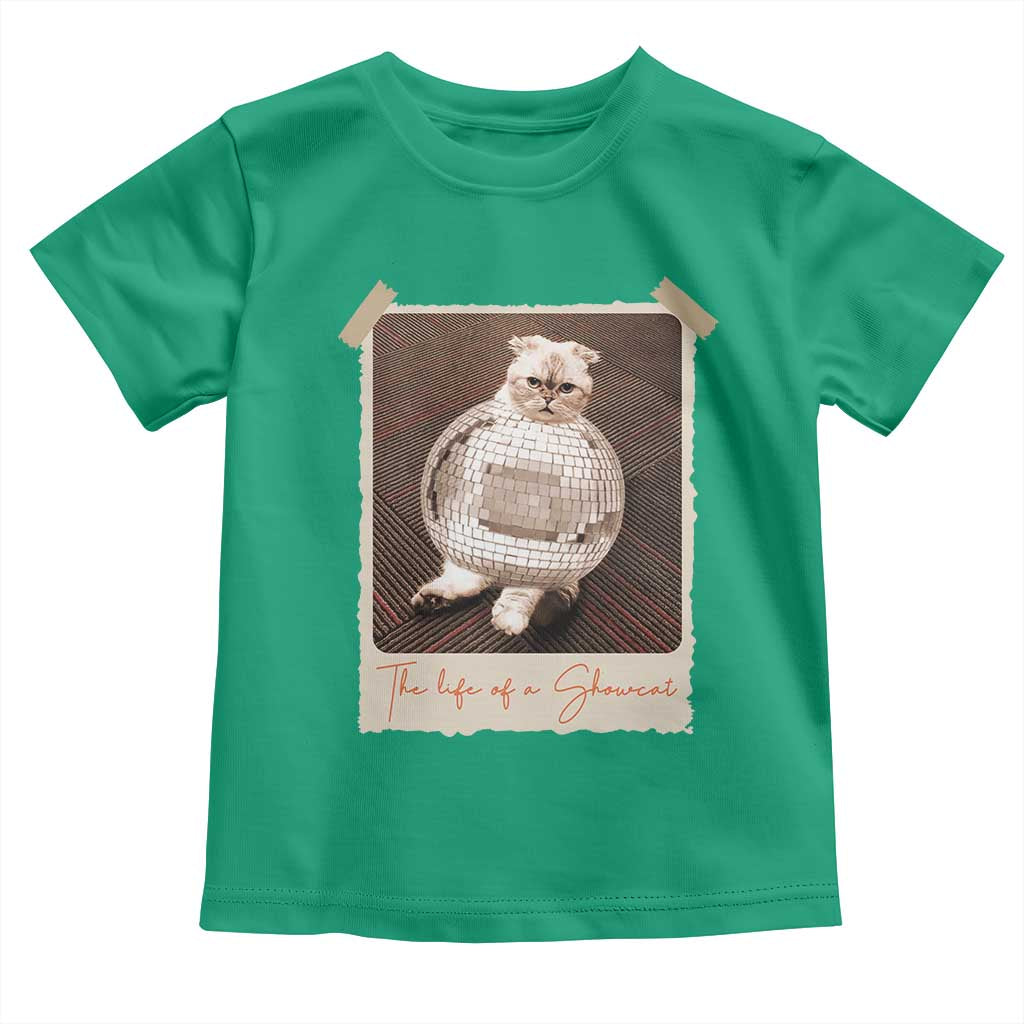 The Life Of A Showcat Toddler T Shirt Funny Vintage Photo Cat Era - Wonder Print Shop