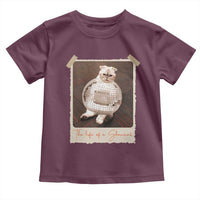 The Life Of A Showcat Toddler T Shirt Funny Vintage Photo Cat Era - Wonder Print Shop