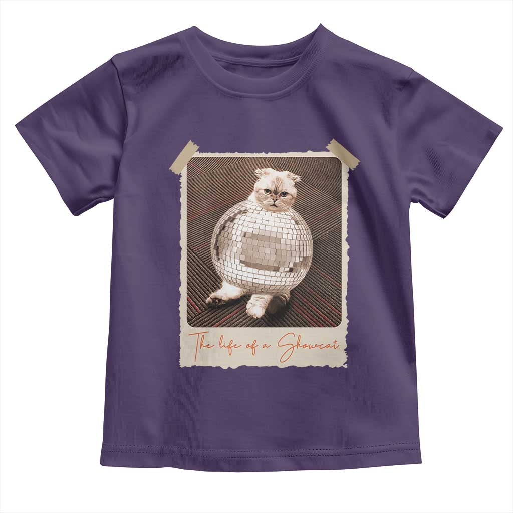 The Life Of A Showcat Toddler T Shirt Funny Vintage Photo Cat Era - Wonder Print Shop