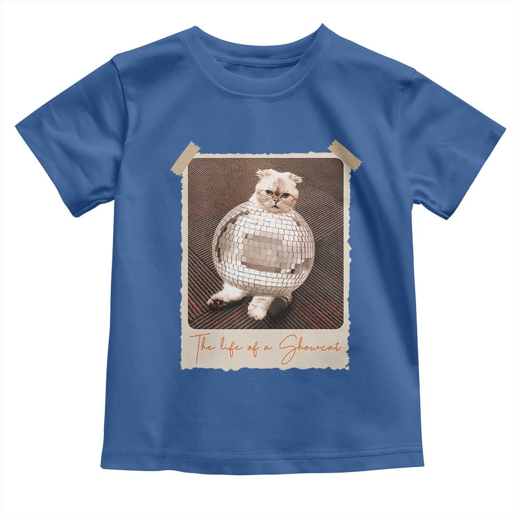 The Life Of A Showcat Toddler T Shirt Funny Vintage Photo Cat Era - Wonder Print Shop