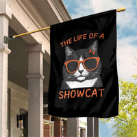 The Life Of A Showcat Garden Flag Funny Cat Showgirl Era - Wonder Print Shop