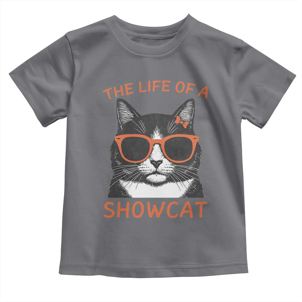 The Life Of A Showcat Toddler T Shirt Funny Cat Showgirl Era - Wonder Print Shop