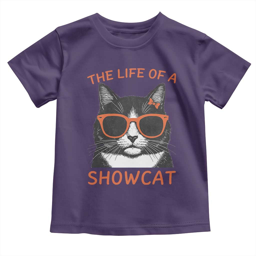 The Life Of A Showcat Toddler T Shirt Funny Cat Showgirl Era - Wonder Print Shop