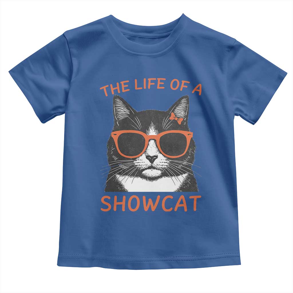 The Life Of A Showcat Toddler T Shirt Funny Cat Showgirl Era - Wonder Print Shop