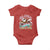 Hawaii Christmas Baby Onesie Retro African American Surfing Santa With Tattoos Aloha Christmas