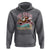 Hawaii Christmas Hoodie Retro African American Surfing Santa With Tattoos Aloha Christmas