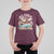 Hawaii Christmas T Shirt For Kid Retro African American Surfing Santa With Tattoos Aloha Christmas - Wonder Print Shop