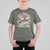 Hawaii Christmas T Shirt For Kid Retro African American Surfing Santa With Tattoos Aloha Christmas - Wonder Print Shop