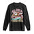 Hawaii Christmas Long Sleeve Shirt Retro African American Surfing Santa With Tattoos Aloha Christmas