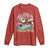 Hawaii Christmas Long Sleeve Shirt Retro African American Surfing Santa With Tattoos Aloha Christmas