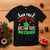Funny Xmas T Shirt On The List Of Naughty And I Regret Nothing Christmas - Wonder Print Shop
