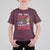 Funny Christmas T Shirt For Kid On The List Of Naughty And I Regret Nothing Xmas - Wonder Print Shop