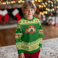 Hawaii Ugly Christmas Sweater Mele Kalikimaka Retro Hawaiian Island Palm Tree Xmas Lights - Wonder Print Shop