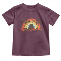 Hawaii Christmas Toddler T Shirt Mele Kalikimaka Retro Hawaiian Island Palm Tree Xmas Lights