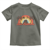 Hawaii Christmas Toddler T Shirt Mele Kalikimaka Retro Hawaiian Island Palm Tree Xmas Lights