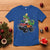 Christmas Dinosaur Monster Truck T Shirt - Wonder Print Shop
